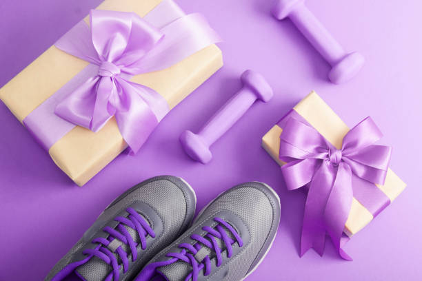 istock Holiday birthday party sport flat lay composition 940259572