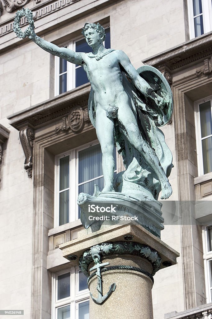 Cunard Kriegsdenkmal in Liverpool - Lizenzfrei Altertümlich Stock-Foto