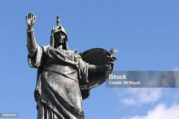 Britannia On Kings Liverpool Regiment Monument Stock Photo - Download Image Now - Adult, Arms Raised, Battle