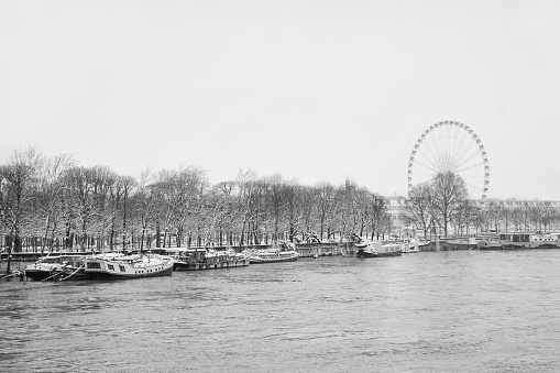 Seine River and big wheel