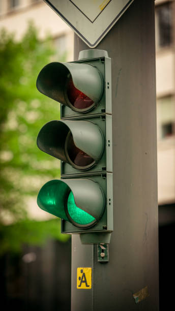 istock traffic light in the city street 940287646