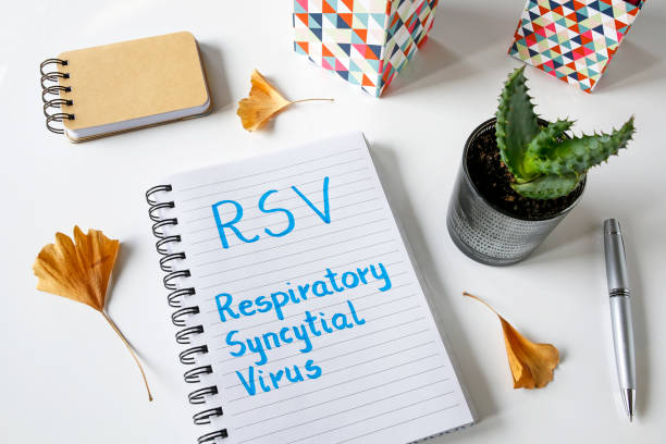 istock RSV Respiratory Syncytial Virus written in a notebook 940287722