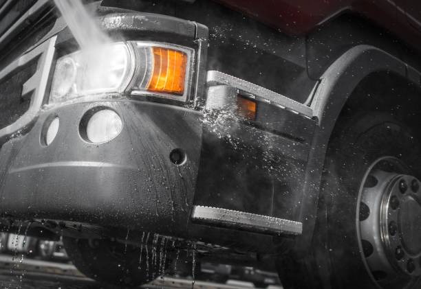 istock Semi Truck Power Cleaning 940296324