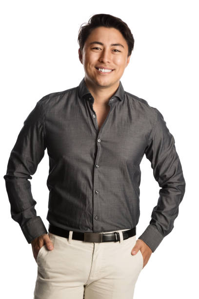istock Smiling attractive man in shirt 940296550