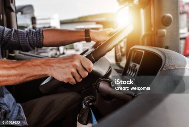 Cdl Commercial Driver Stock Photo - Download Image Now - Driving, Driver - Occupation, Semi-Truck