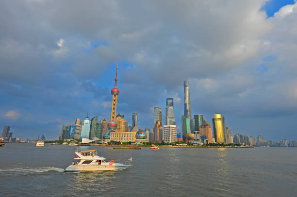 istock Shanghai world financial center skyscrapers 940308530