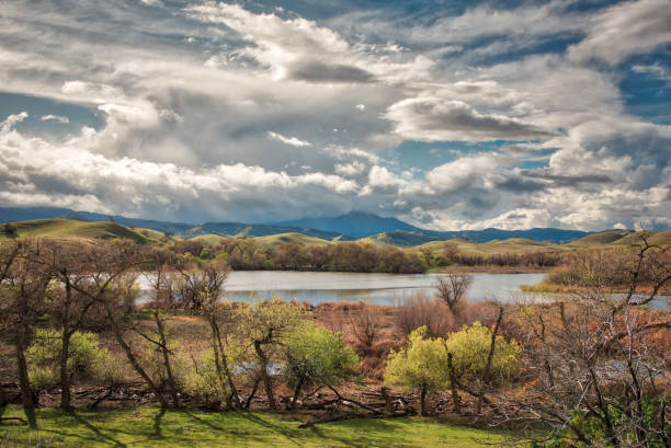 istock Sunset Marsh Creek Watershed After A Storm 940318134