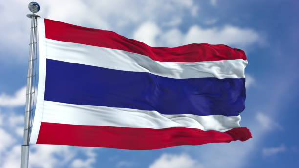 istock Thailand Flag in a Blue Sky 940327400