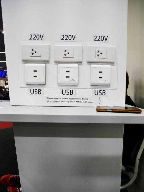 istock Electric charging and phone charger for service 940334678