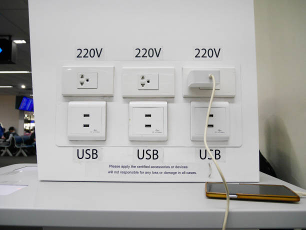 istock Electric charging and phone charger for service 940334684