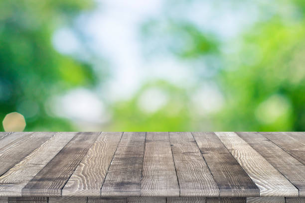 istock Wooden tabletop perspective for product placement 940343686