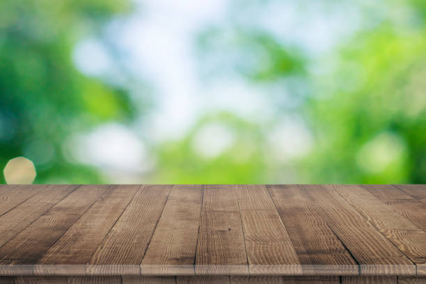 istock Wooden tabletop perspective for product placement 940345808
