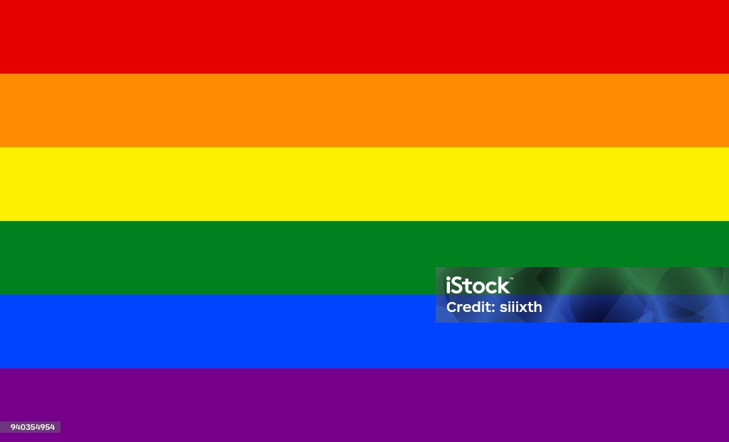 LGBT pride Colorful flag background banner vector Rainbow Flag stock vector