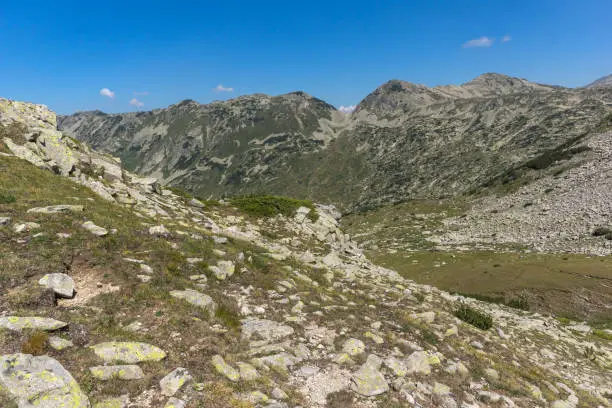 Amazing landscape of Begovitsa (goat) pass, Pirin Mountain, Bulgaria