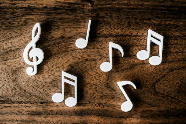 istock Music notes icon and earphone 940369118