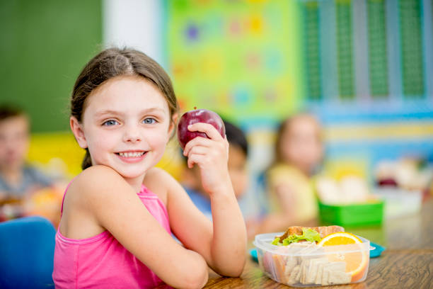 istock Girl Eating Lunch 940373792