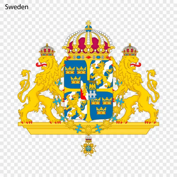 Vector illustration of Symbol of Sweden