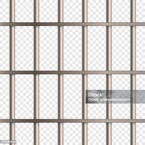 Gefängniszelle Bars Stock Vektor Art und mehr Bilder von Gitterstäbe - Gitterstäbe, Vektor, Gefängniszelle