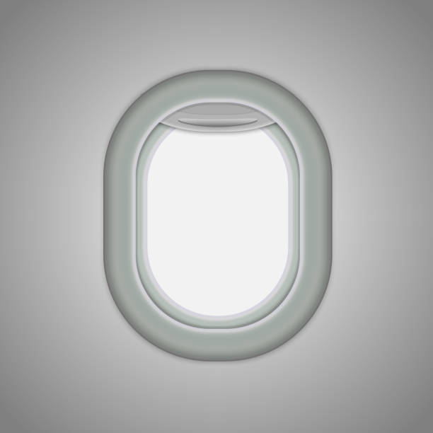 ilustrações, clipart, desenhos animados e ícones de janelas de avião - airplane porthole