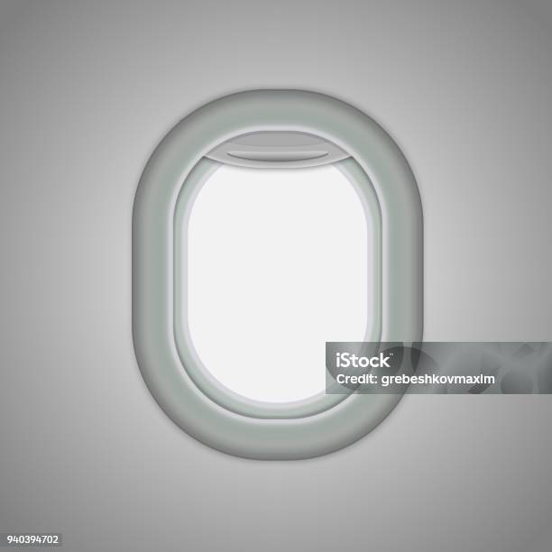 Airplane Windows Stock Illustration - Download Image Now - Airplane, Window, Porthole