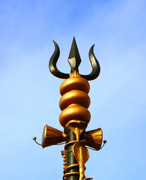 Trishul - Hindu God Shiva's weapon and symbol of Hinduism