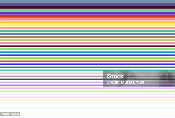 Parallel Raised Pattern Parallel Straight Colorful Pattern 2 Stock Illustration - Download ...