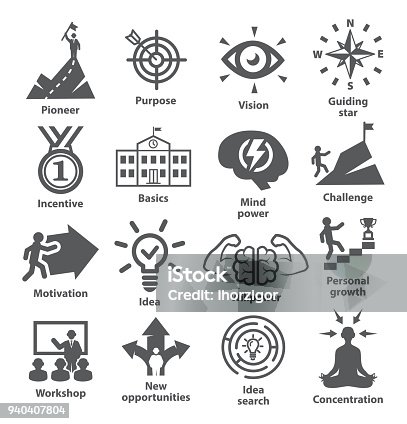 istock Business management icons Pack 41 940407804