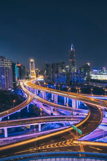 istock Urban highway traffic in shanghai 940418222