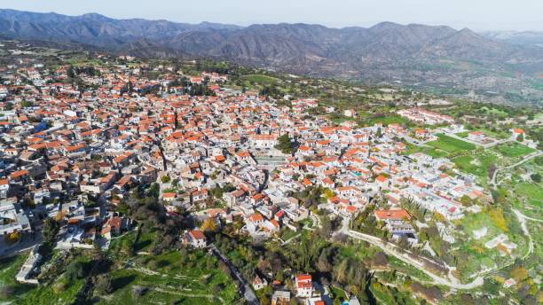 istock Aerial Pano Lefkara, Larnaca, Cyprus 940433090