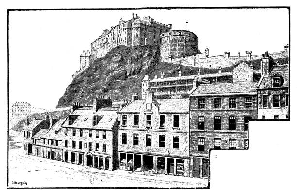 Antique illustrations of England, Scotland and Ireland: Edinburgh