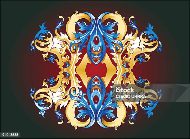Patterned Heraldry Heraldic Pattern Stock Illustration - Download Image Now - Abstract ...
