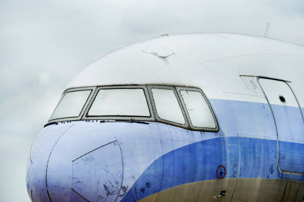 istock front of old Airplane in Cockpit 940437552