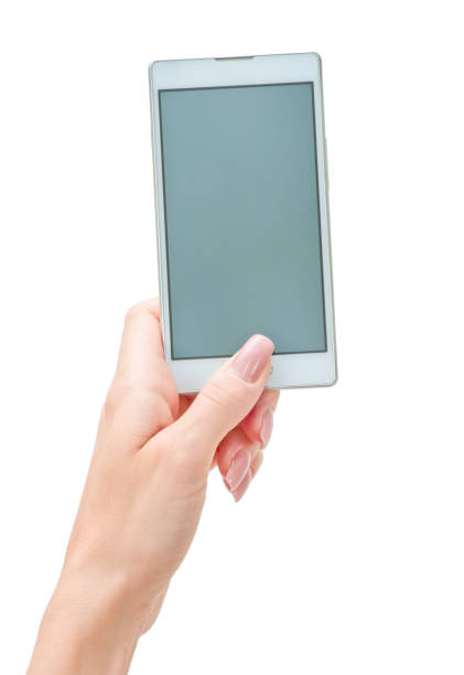 istock Hand holding big touchscreen smart phone 940458894