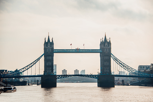 Tower Bridge in London, England.