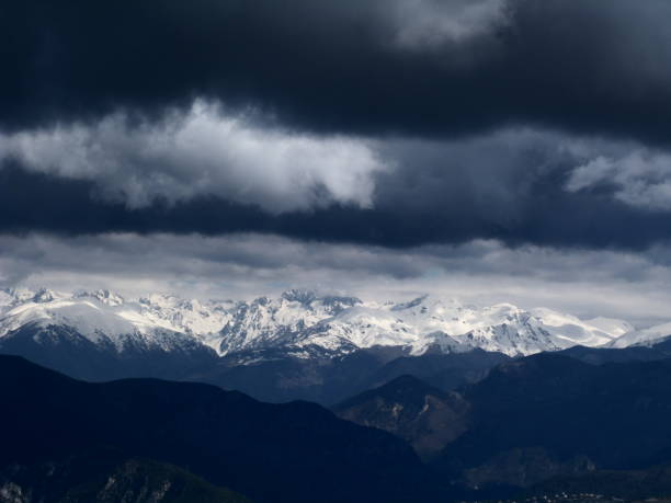 istock Snowy mountains of Mercantour, Alpes-Maritimes 940506098