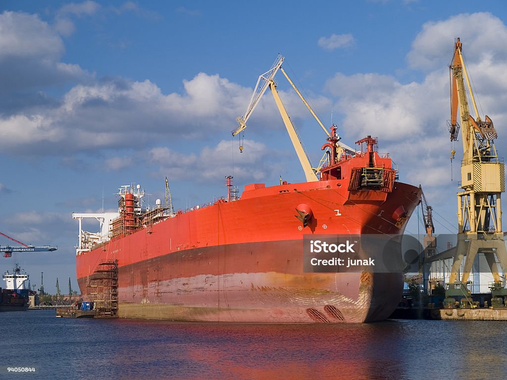 Shipyard  Boat Deck Stock Photo