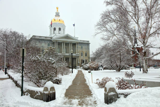 istock New Hampshire State House in Winter 940511900