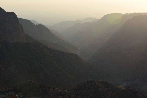 istock Steep mountain valley in the evening light 940519108