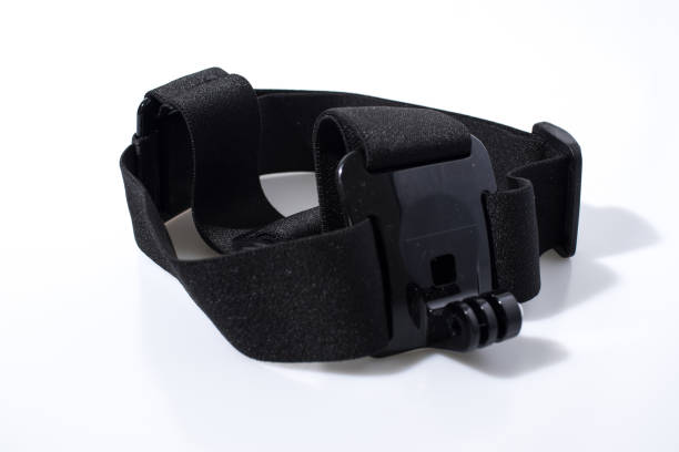 istock Action cam accessories head mount in a white background compsoition 940519544