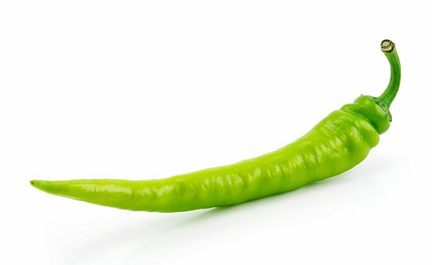 istock Green Chili Pepper Isolated on White 94054516