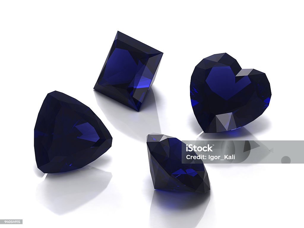 Sapphires - Foto de stock de Azul libre de derechos