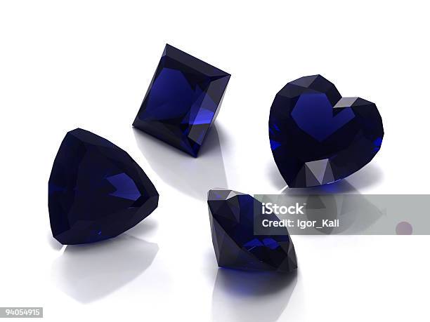 Sapphires Foto de stock y más banco de imágenes de Azul - Azul, Turmalina, Aguamarina