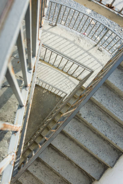 istock Original street staircase, from top to bottom 940560684