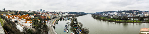 istock Panorama of the Vltava river 940573158