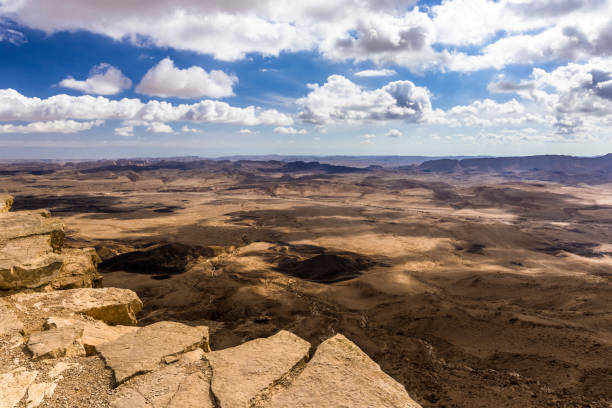 istock Storm winter clouds over the Negev desert 940594346