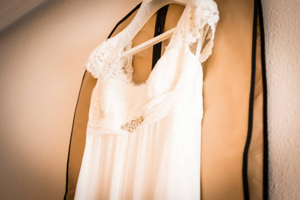 istock A wedding dress on wedding day 940596004