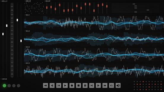 sound record graphic user interface