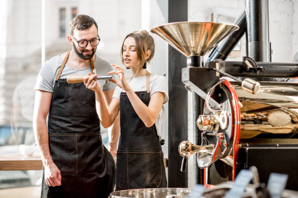 istock Baristas checking the quality of coffee 940619248