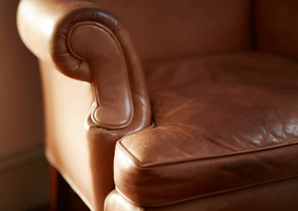 Leather Chair stock photo