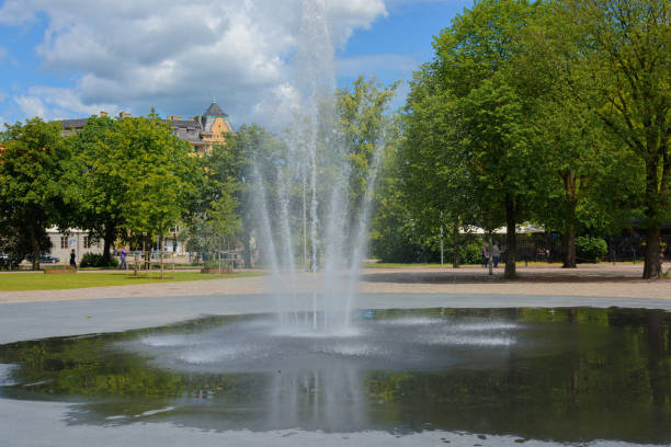 istock Fountain in a graden at gothenburg, Sweden in Spring 940644744